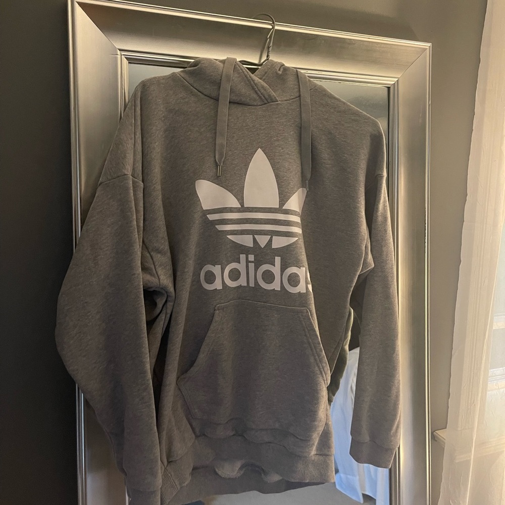 Gray Adidas Sweatshirt